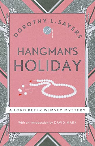 Book cover: “Hangman’s Holiday” by Dorothy L. Sayers, featuring a pearl necklace.