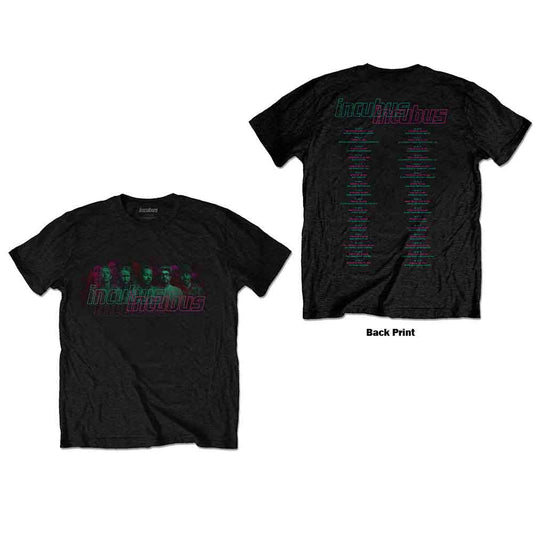 Black Incubus tour t-shirt, front and back designs shown.