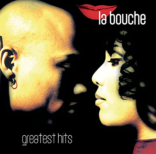 Album cover for La Bouche Greatest Hits featuring silhouettes of a man and woman.