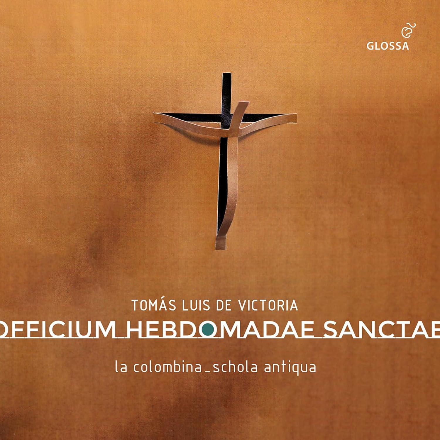 CD cover with a stylized wooden cross on a textured orange background.