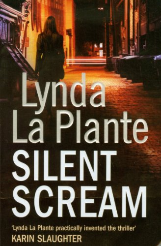 Book cover: woman walking away on a dark, wet city street.
