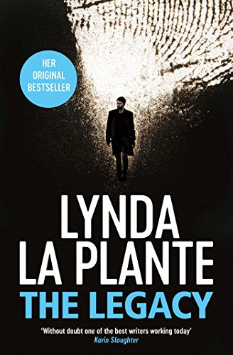 Book cover: a lone man walks towards a large fingerprint.
