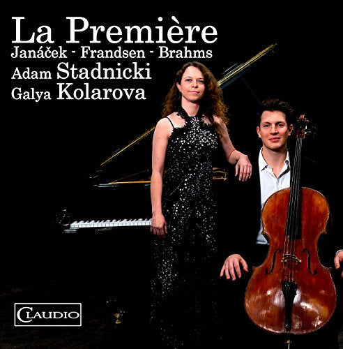 "Blu-ray cover featuring a man with a cello and a woman in a sparkly dress."