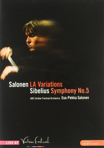 DVD cover featuring conductor Esa-Pekka Salonen and text: "La Variations - Symphony No.5".