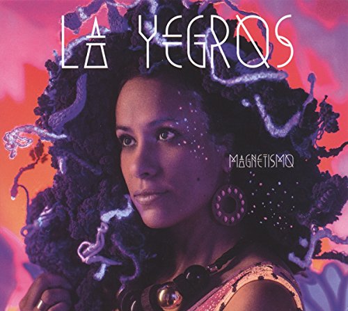 Album cover featuring a woman with curly hair and decorative face paint, surrounded by abstract elements.