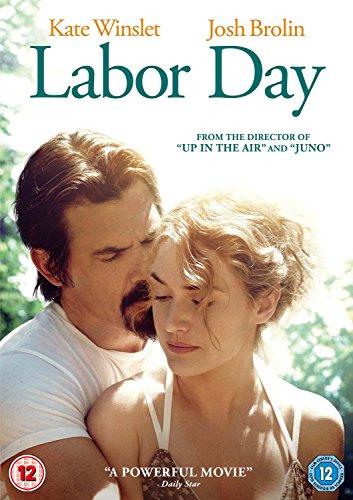 DVD cover for “Labor Day” featuring Josh Brolin and Kate Winslet embracing.