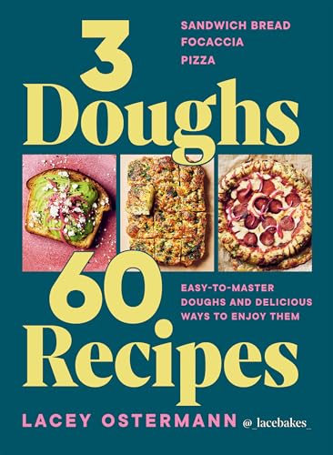 Cookbook cover featuring bread, focaccia, and pizza with bold yellow text.