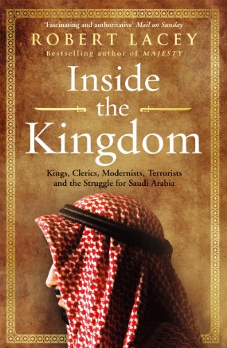 Book cover: “Inside the Kingdom” with a man in traditional headwear.