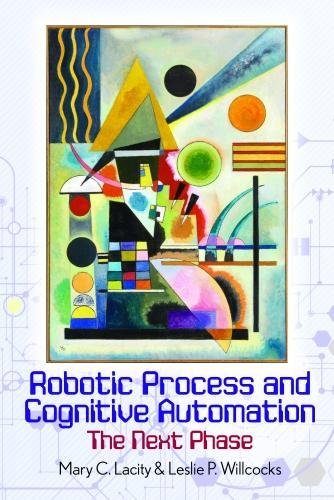 Book cover with abstract geometric art and title “Robotic Process Automation.”