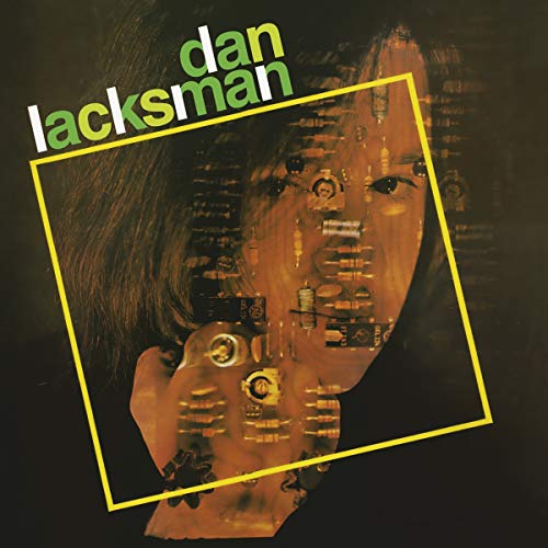 Album cover for Dan Lacksman featuring a face overlaid with circuitry.