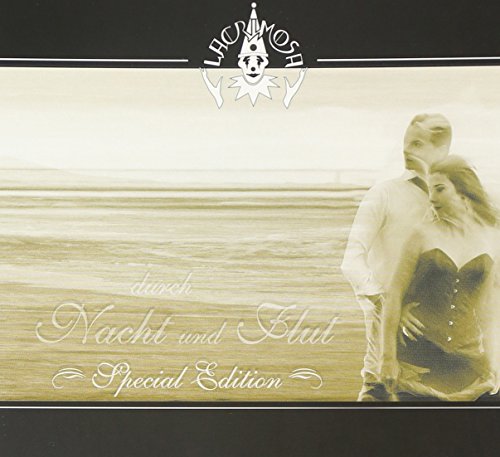 CD cover for Lacrimosa's "Durch Nacht Und Flut," featuring a couple on a beach.