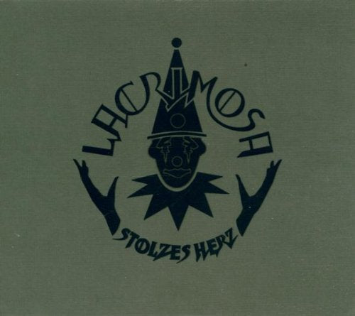 CD cover: dark clown image with text "Lacrimosa - Stolzes Herz".