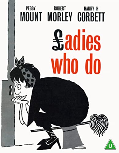 Ladies Who Do" Blu-ray cover with cartoon woman leaning and sweeping.