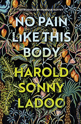 Book cover with floral design and bold text: "No Pain Like This Body.
