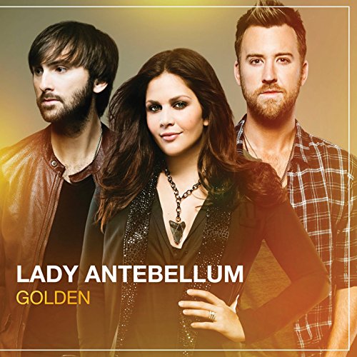 Lady Antebellum album cover, featuring three people with golden hues.