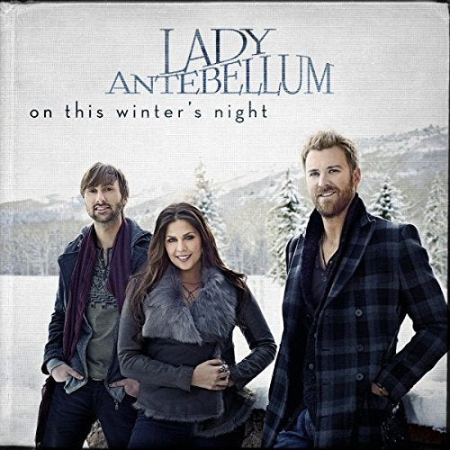 Lady Antebellum album cover featuring the band members in winter attire.