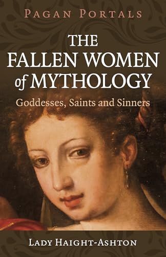 Book cover featuring a classical painting of a woman's face with dark brown background.