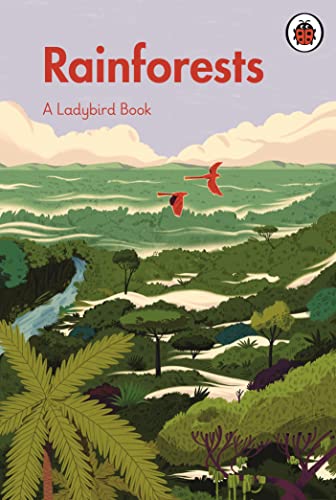 Ladybird book cover depicting a rainforest landscape with birds and foliage.