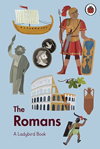 Ladybird book cover depicting Roman figures, architecture, and artifacts.