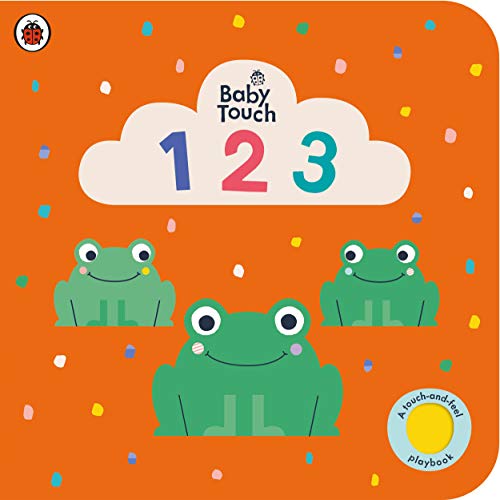 Board book cover with colorful numbers, frogs, and a touch-and-feel texture.