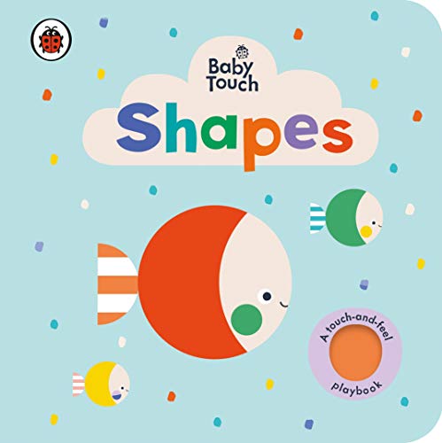Cover of Baby Touch: Shapes board book featuring colorful fish shapes on blue background.