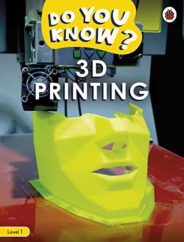 Book cover: “Do You Know 3D Printing” with a yellow 3D printed face.