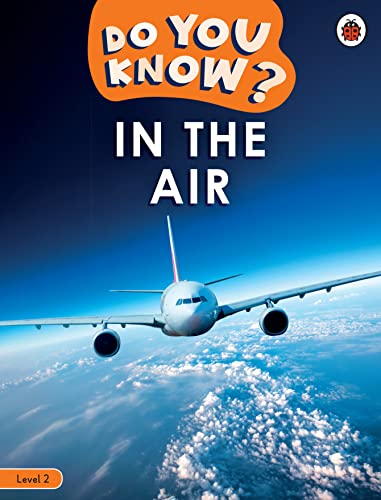 Book cover: airplane flying above clouds, titled "Do You Know? In the Air".