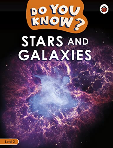 Book cover with colorful nebula image and text: "Stars and Galaxies".