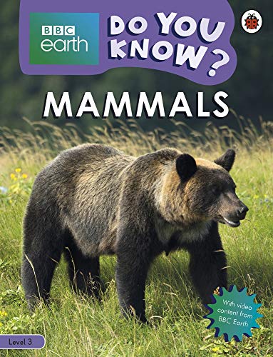 Book cover featuring a brown bear, titled “Do You Know? Mammals.”