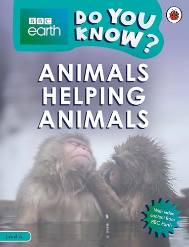 Book cover: "Do You Know? Animals Helping Animals" with monkeys.