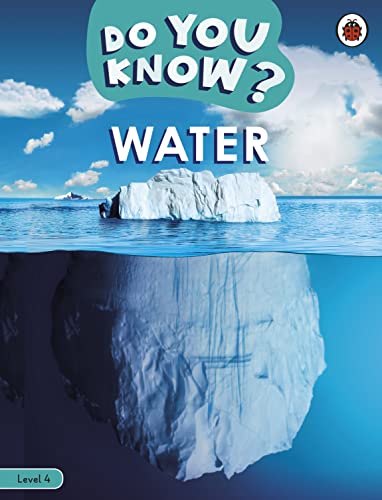 Book cover: "Do You Know? Water" with iceberg and ocean scene.