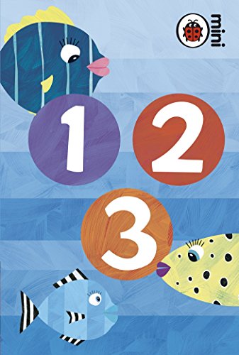 Colorful book cover with numbers one, two, three and illustrated fish.