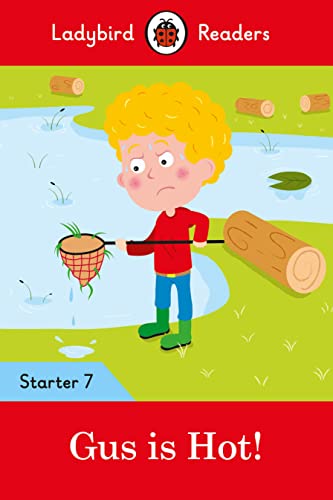 Book cover showing a curly-haired boy with a net by a pond.