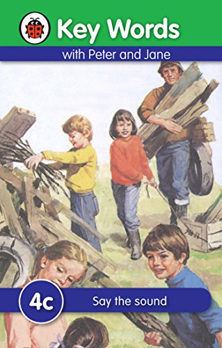 Book cover: children and a man working with wood, labelled "4c".