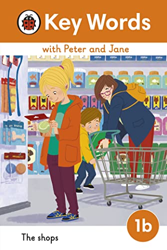 Book cover: children and adults shopping in a supermarket.