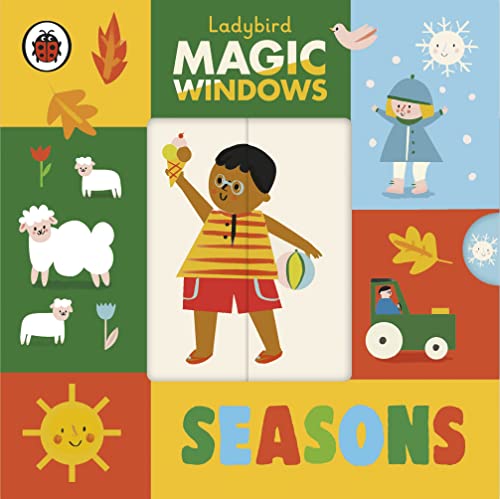 Ladybird book cover depicting children and seasonal imagery.
