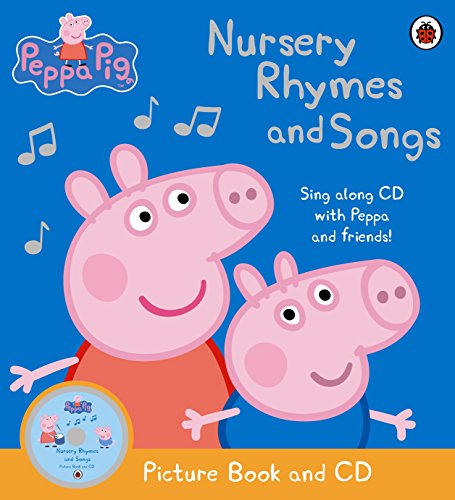 Book cover featuring Peppa Pig and George Pig with a companion CD.