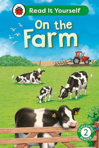 Book cover: cows in a green field with a tractor in the distance.
