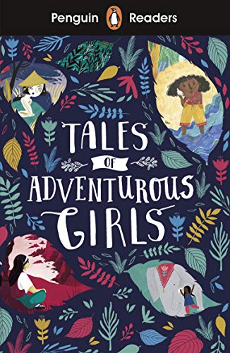Book cover with illustrated girls and floral, leafy designs.