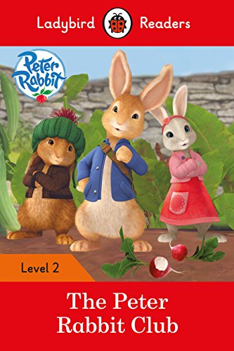 Cover of "The Peter Rabbit Club" Ladybird Readers Level 2 book.