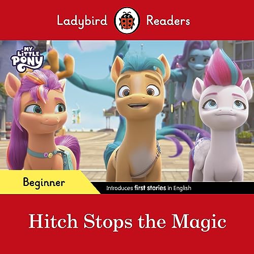 My Little Pony book cover featuring Hitch and two other ponies.