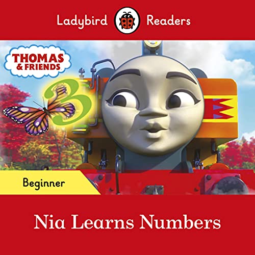 Ladybird book cover featuring Thomas the Tank Engine and Nia.