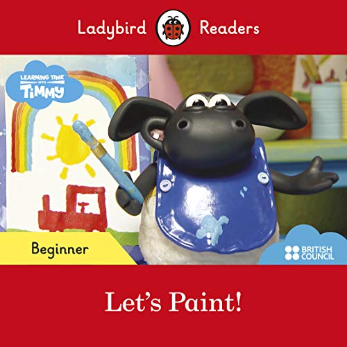 Timmy Time book cover featuring a sheep painting a rainbow and sun.