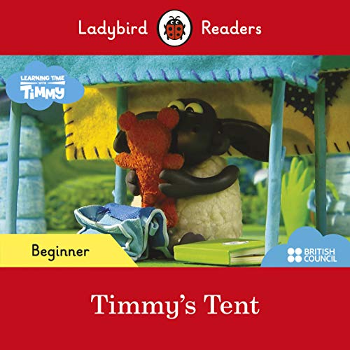 Timmy and a teddy bear inside a makeshift tent, book cover.