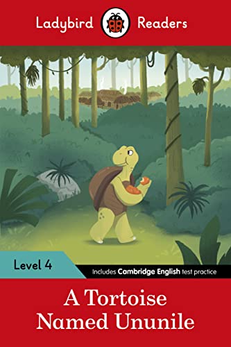 Book cover depicting a tortoise with a backpack in a forest.