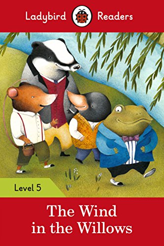 Book cover featuring animal characters from "The Wind in the Willows".