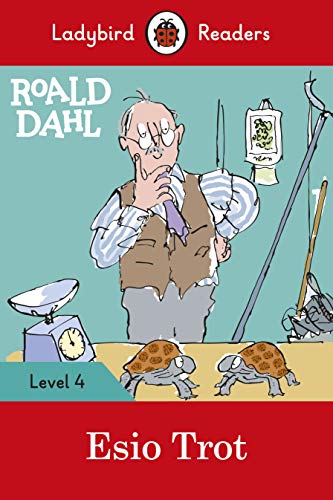 Book cover: man with tortoises, reading level 4, Roald Dahl story.