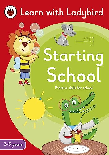 Ladybird activity book cover with lion, crocodile, dog, and bubbles.
