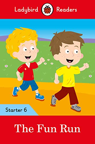 Book cover: two boys running, titled "The Fun Run", Ladybird Readers.