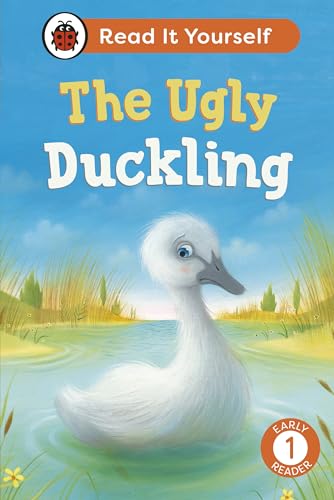 Book cover: "The Ugly Duckling" featuring a white cygnet on water.